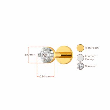 Dote the Dot Diamond Earrings