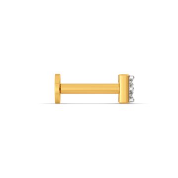 Pair So Square Diamond Earrings