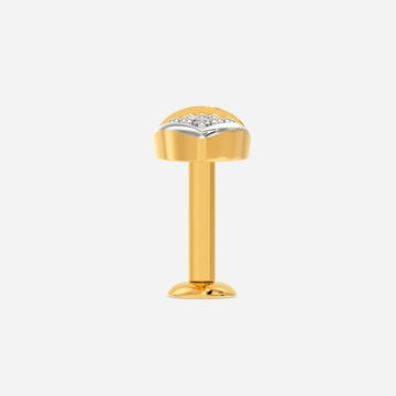Ascending Time Diamond Nose Pins
