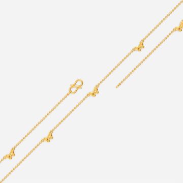 Dancing Butterfly Gold Chains