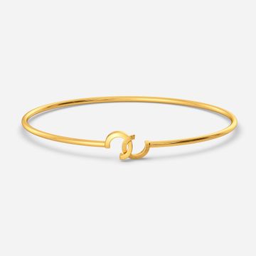 Twine In Gold Bangles
