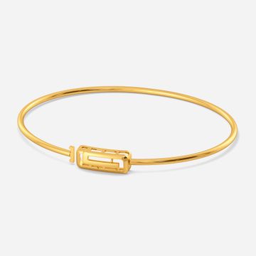 Queen Of Glitter Gold Bangles