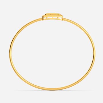Queen Of Glitter Gold Bangles
