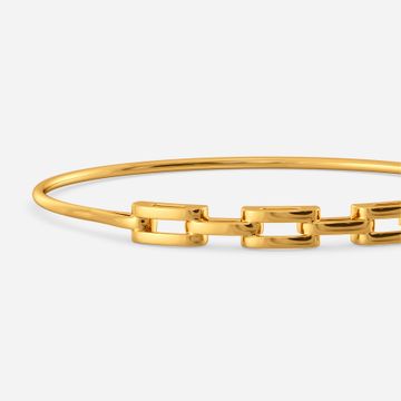 Twist n Swirl Gold Bangles