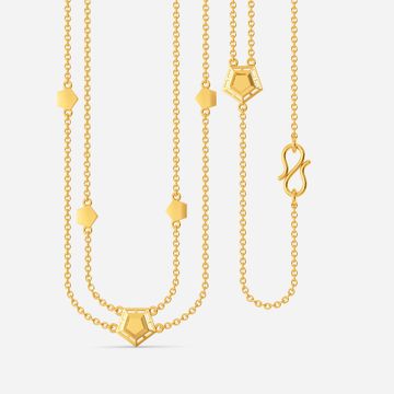 Poly Plaids Gold Chains