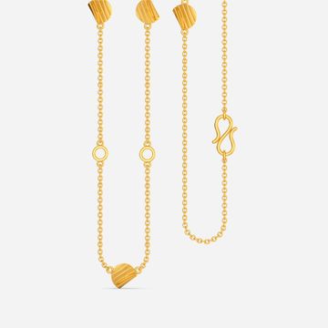 Pleat Me Peppy Gold Chains