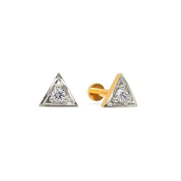Tri Mania Diamond Earrings