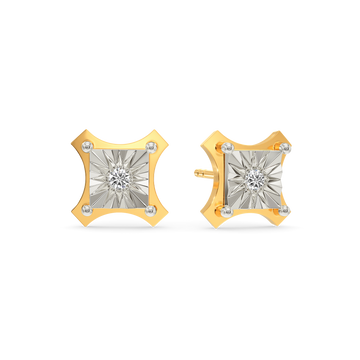 Two Tales Diamond Earrings