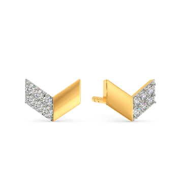 Dazzle Lines Diamond Earrings