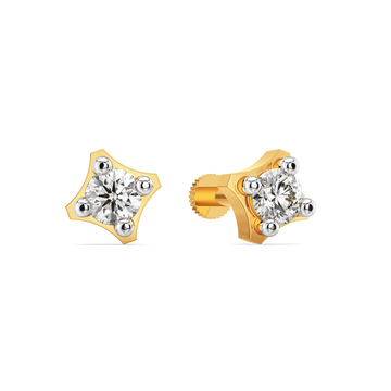 Starlit Bloom Diamond Earrings