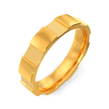 Classic Gentleman Gold Rings For Men