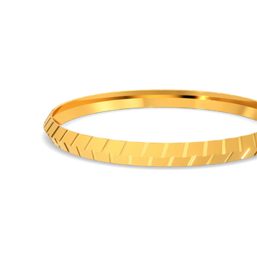Man Of The Year Gold Bangles For Men