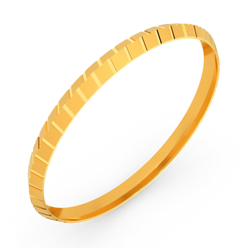 Man Of The Year Gold Bangles For Men