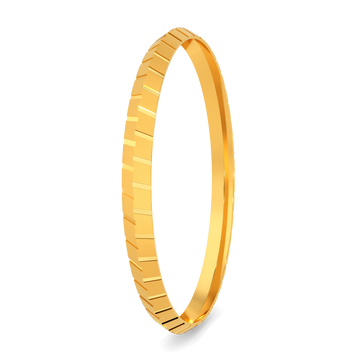 Man Of The Year Gold Bangles For Men