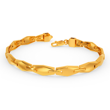 Flint Salute Gold Bracelets For Men