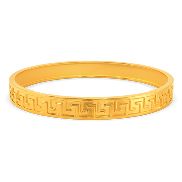 Be The Puzzle Gold Bangles For Men