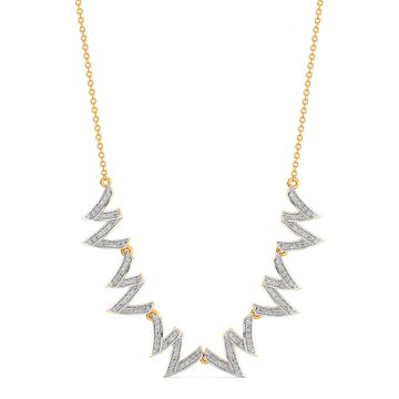 Mod Monochrome Diamond Necklaces