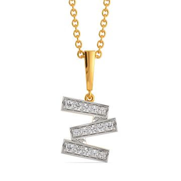 Tilt Shift Diamond Pendants
