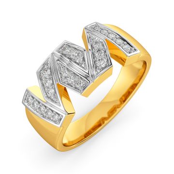 Contemporary Poise Diamond Rings