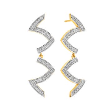 Work Zest Diamond Earrings