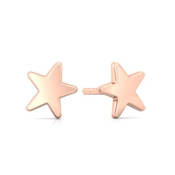 Star Love Gold Earrings