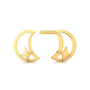 Cosmic Dance Gold Earrings