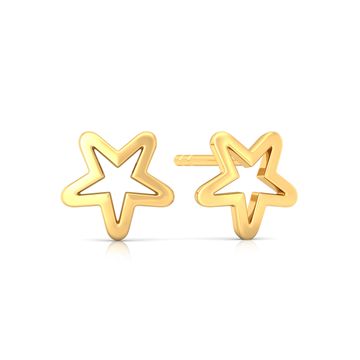 Galactika Gold Earrings