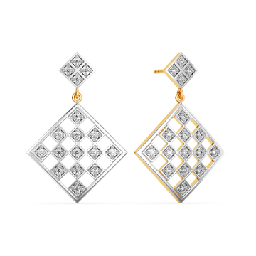 Checks Symphony Diamond Earrings