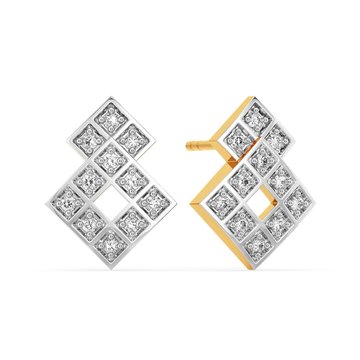 Checks Symphony Diamond Earrings