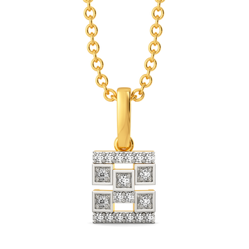 Retro Modern Diamond Pendants