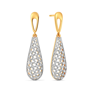 Redefining Checks Diamond Earrings