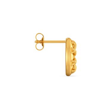 Stitch in Time Gold Earrings
