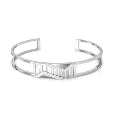 Cloaked Runway Diamond Bangles