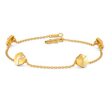 Hexa-Face Gold Bracelets