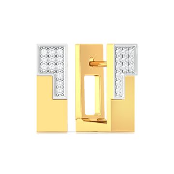 Jigsaw Diamond Earrings
