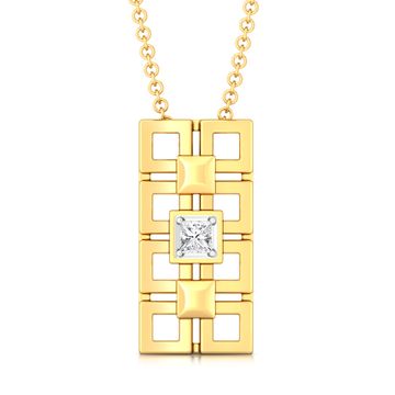 Check Fours Diamond Pendants