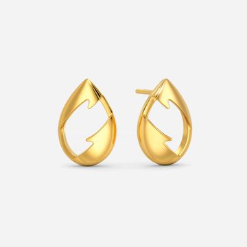 Confident Contours Gold Earrings