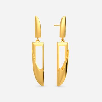 Sassy Stills Gold Earrings
