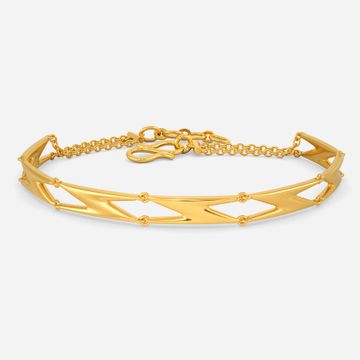 Buy Yellow Gold Bracelets & Bangles for Women by Melorra Online