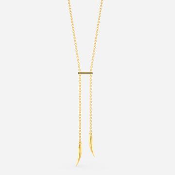 Bold Bolts Gold Necklaces