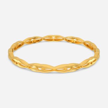 Bold Bolts Gold Bangles