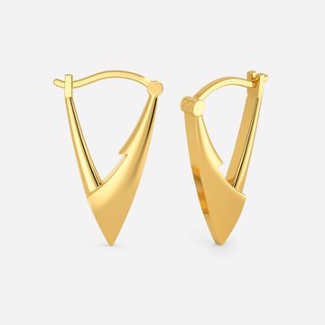 Bold in Bodycon Gold Earrings