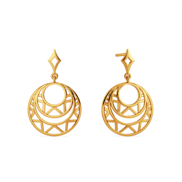 Raga Rays Gold Earrings