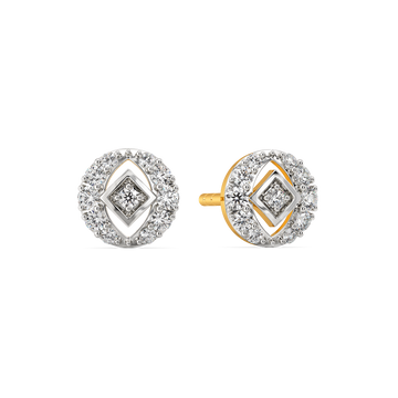 Jazz up in Cutouts Diamond Earrings