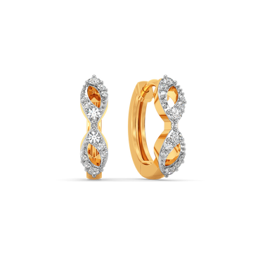 Playful Cutouts Diamond Earrings
