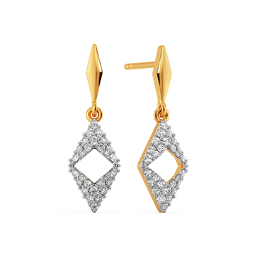 Saly in Cutouts Diamond Earrings