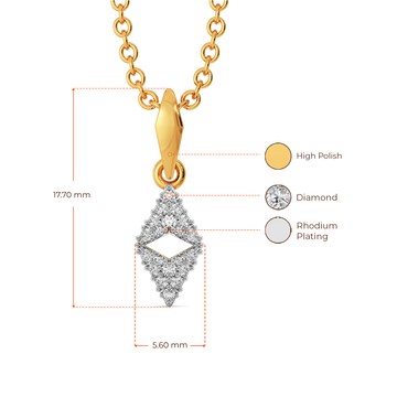 Saly in Cutouts Diamond Pendants