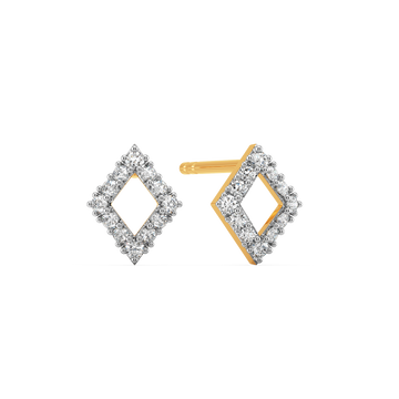 Saly in Cutouts Diamond Earrings