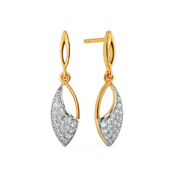 Call out Cutouts Diamond Earrings