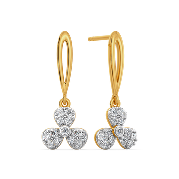 Chintz n Bloom Diamond Earrings